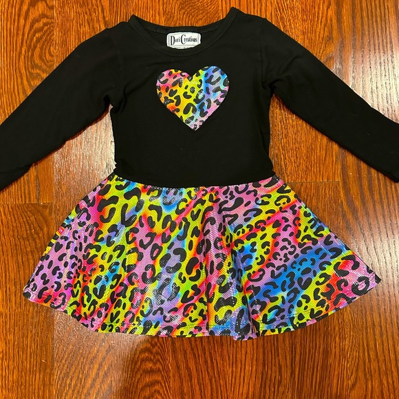 Other - Girl toddler leopard gear long sleeve dresses size 3t